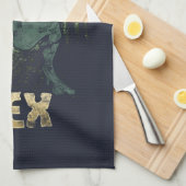 グランドパグンパサウルスレックス恐竜Tレックス キッチンタオル (四つ折り)