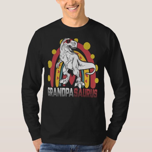 グランドパサウルスレックス恐竜の父の日の家族Ma Tシャツ (正面)