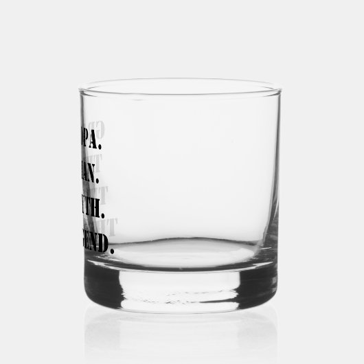 グランドパザマンザ神話ザレジェンドカスタム文字 ウイスキーグラス (左)