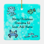 グランドパシャークファミリークリスマスオーナメント セラミックオーナメント (裏面)