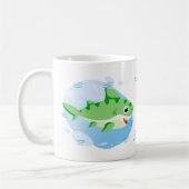 グランドパシャーク – 緑 コーヒーマグカップ (左)