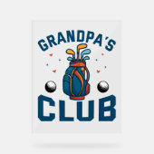 グランドパズゴルフクラブギフトおもしろい アクリルサイン (正面)