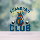 グランドパズゴルフクラブギフトおもしろい アクリルサイン (ニュートラル)