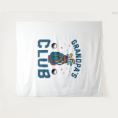 グランドパズゴルフクラブギフトおもしろい タペストリー (正面(横))