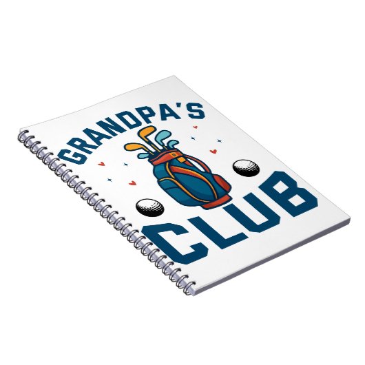 グランドパズゴルフクラブギフトおもしろい ノートブック (右側)