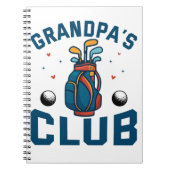 グランドパズゴルフクラブギフトおもしろい ノートブック (正面)