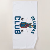 グランドパズゴルフクラブギフトおもしろい ビーチタオル (正面)