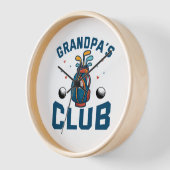 グランドパズゴルフクラブギフトおもしろい 壁時計 (傾斜)
