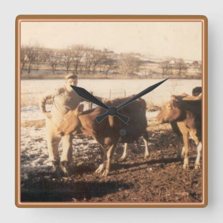 グランドパズファーム スクエア壁時計