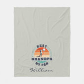 グランドパバイ最高のパーレトロゴルフ形見 フリースブランケット (正面)