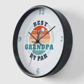 グランドパバイ最高のパーレトロファーザーズデイゴルフ恋人 壁時計 (傾斜)