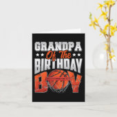 グランドパバスケットボールバースデーボーイファミリーバラーB-da カード (黄色い花)