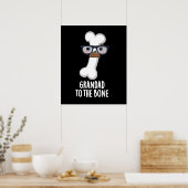グランドパパトザボーングランドパおもしろいプンダークBG ポスター (キッチン)
