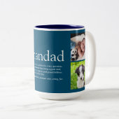 グランドパパパ定義フォトコラージュ ツートーンマグカップ (正面右)