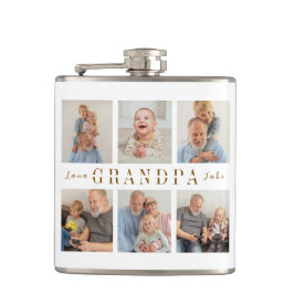 グランドパパーソナライズされたビニ包まれたルフラスコ フラスク