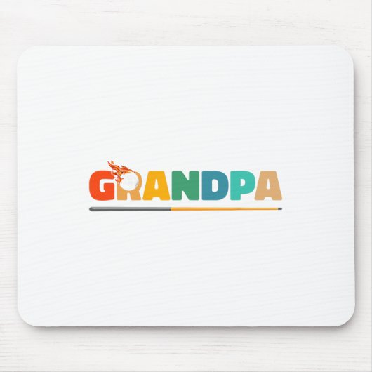 グランドパビリヤードPool Cue 8-ll Billard – ビリヤード マウスパッド (正面)