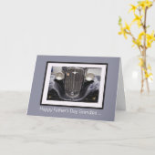 グランドパファーザーズデイクラシックカー カード (黄色い花)