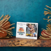 グランドパフォトレトロファーザーズデイゴルフガグ フォトプラーク (側面)