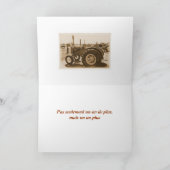 グランドパフランスの用誕生日カード カード (内部)