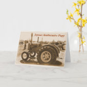 グランドパフランスの用誕生日カード カード (黄色い花)