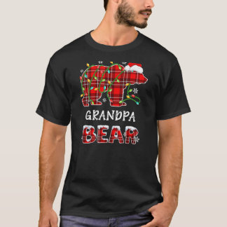 グランドパベアベレッドプレイドバッファローマッチングファミリーXma Tシャツ