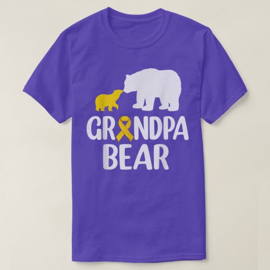 グランドパベアー小児癌認識度サポートSq Tシャツ (デザイン正面)