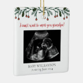 グランドパメリークリスマス超音波写真 セラミックオーナメント (右)