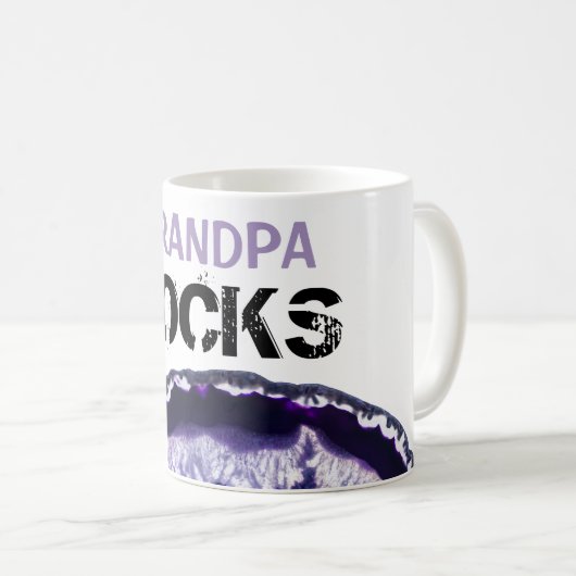 *~*グランドパロックアゲートラピダリー石 コーヒーマグカップ (正面右)