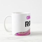 *~*グランドパロックスラピダリーアゲート石 コーヒーマグカップ (左)