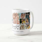 グランドパワラワールラブフォトコラージュタイポグラフィ コーヒーマグカップ (正面右)