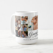 グランドパワラワールラブフォトコラージュタイポグラフィ コーヒーマグカップ (正面左)