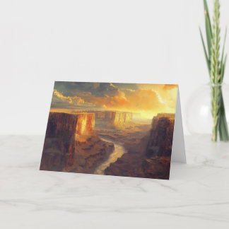 グランドパーソナライズされたキャニオン国立公園ヴィンテージ シーズンカード