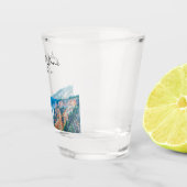 グランドパーソナライズされたキャニオン・オブ・イエローストーン ショットグラス (右)