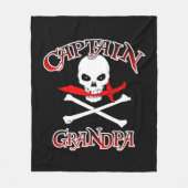 グランドパ大尉 フリースブランケット (正面)