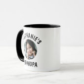 グランドパ孫トレンディーパーソナライズされた写真 マグカップ (正面左)