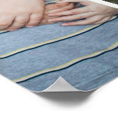 グランドパ定パーソナライズされた義4枚フォトコラージュ ポスター (角)