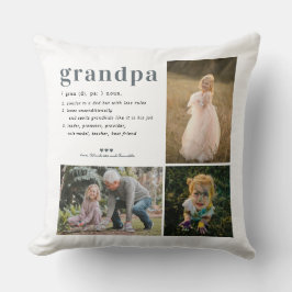 グランドパ定義 | 3フォトコラージュ枕 クッション