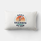グランドパ最高のエバーレトロゴルフパパガグファーズデイ ランバークッション (裏面)
