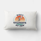グランドパ最高のエバーレトロゴルフパパガグファーズデイ ランバークッション (正面)