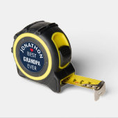 グランドパ最高のエバー名ハートホワイトネイビーブルー メジャー (傾斜)