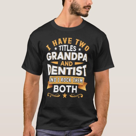 グランドパ歯科歯科歯科医師歯科助手 Tシャツ (正面)