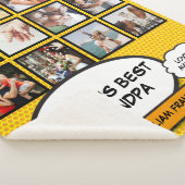 グランドパ祖父グランドフォトおもしろい漫画本 シェルパブランケット (3/4)