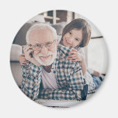 グランドパ祖父グランドフォト マグネット (正面)