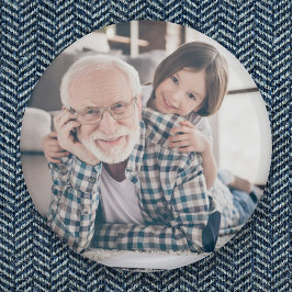 グランドパ祖父グランドフォト 缶バッジ