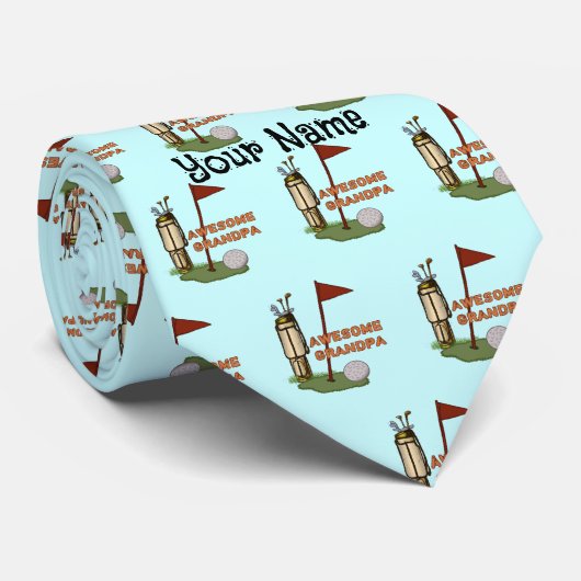 グランドパ素晴らしゴルフメンズタイ ネクタイ (ロール)