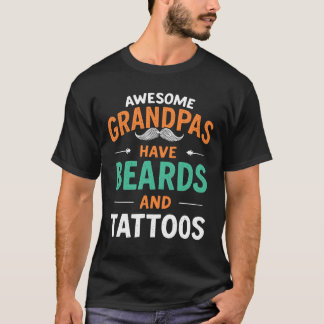 グランドパ素晴らしスはタトゥーとベーアを持っている Tシャツ
