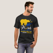 グランドパ誇りを持ったベア家族対照症候群T Tシャツ (正面フル)