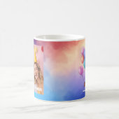 グランドパ誕生日フォトメッセージバルーンモダン002 コーヒーマグカップ (中央)