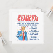 グランドパ誕生日 カード (正面/裏面インサイチュ)