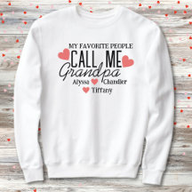 グランドパ赤いハート&グランドキッズ名